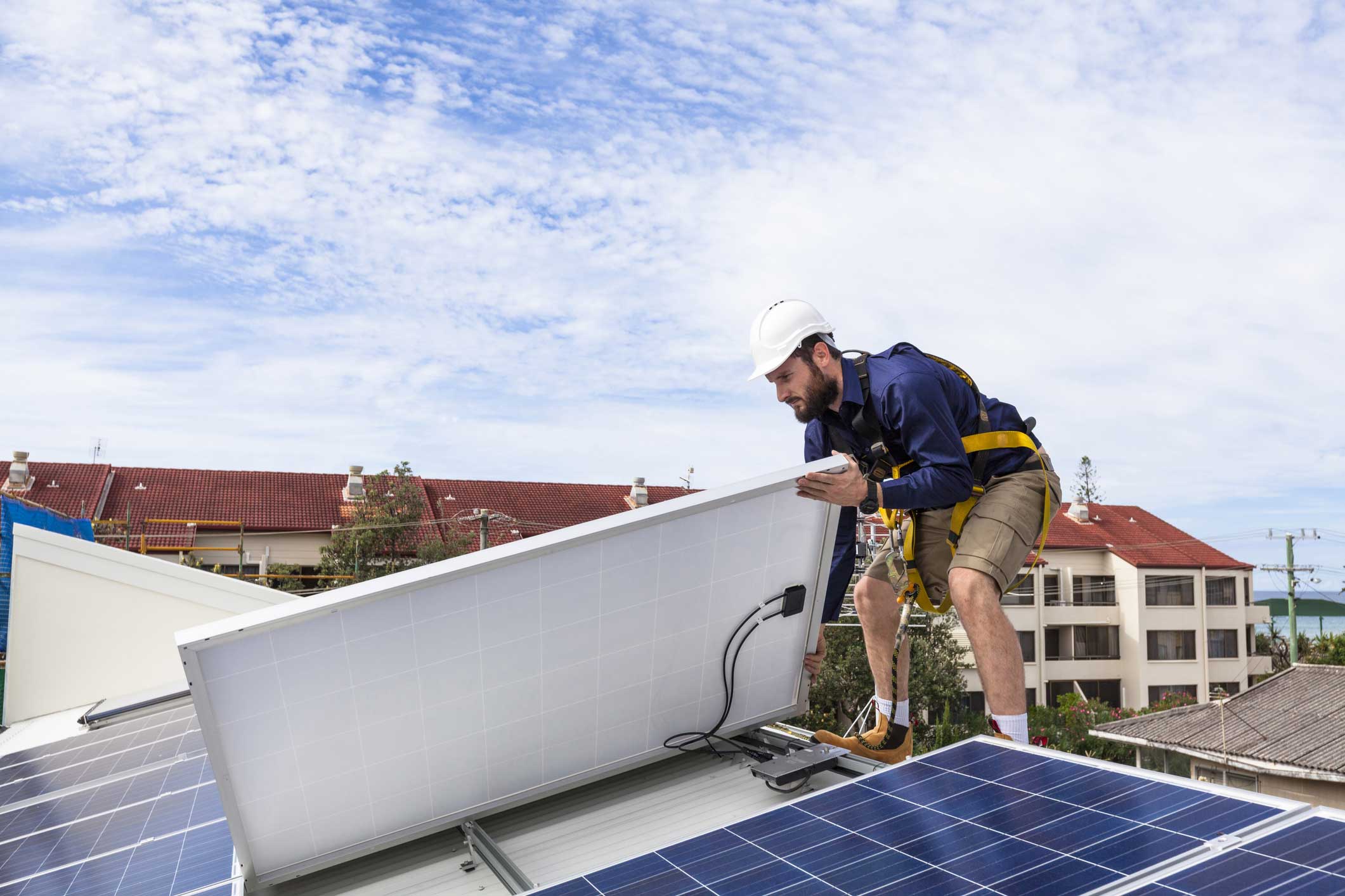 Solar panel installation